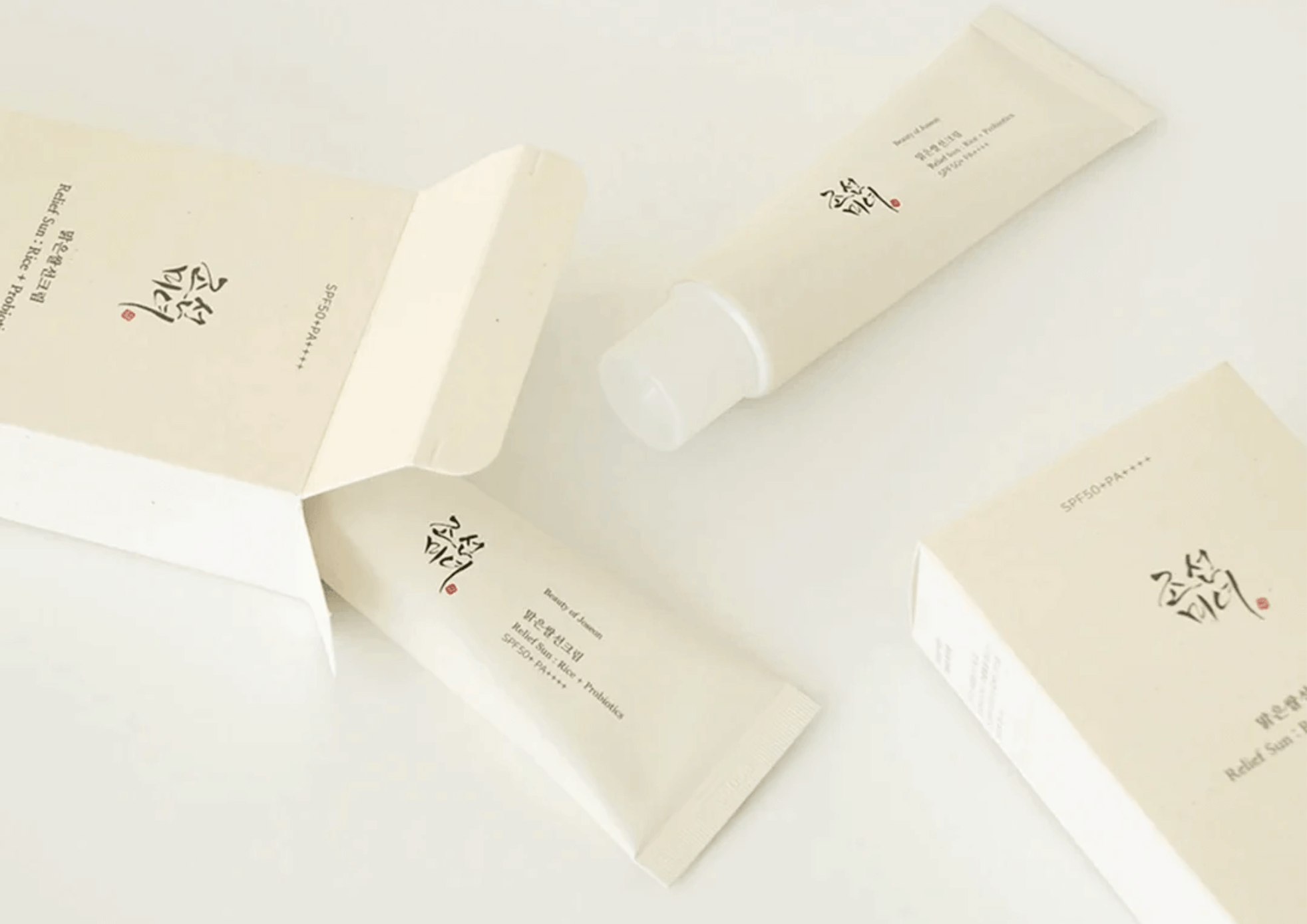 Objevte svého vnitřního minimalistu, netolerujte přebytečné balivo. Zdroj Beauty of Joseon 1